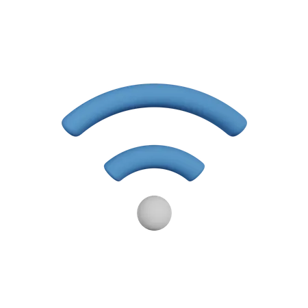 Medium Wifi Signal  3D Illustration