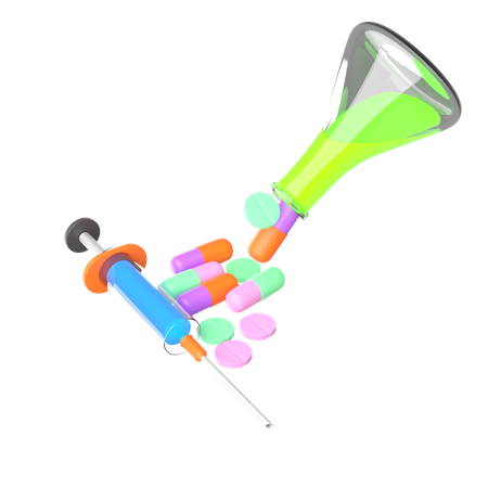 Medizinexperiment  3D Icon
