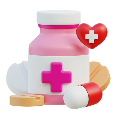 Medizin spenden  3D Icon