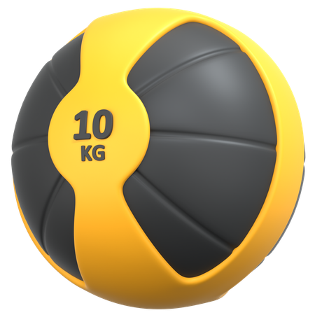 Medizinball 10 Kilogramm  3D Icon