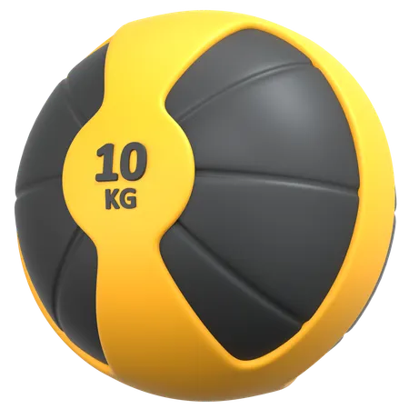 Medizinball 10 Kilogramm  3D Icon