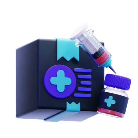 Medizinbox  3D Icon