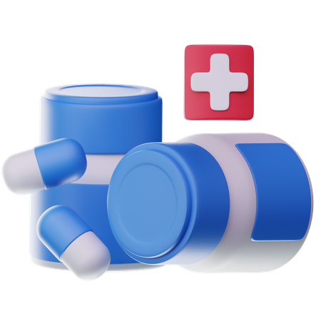 Medizinflasche  3D Icon