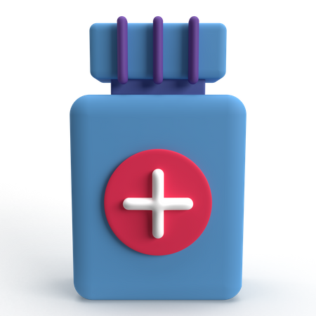 Medizinflasche  3D Icon