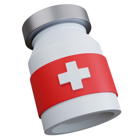 Medizinglas  3D Icon