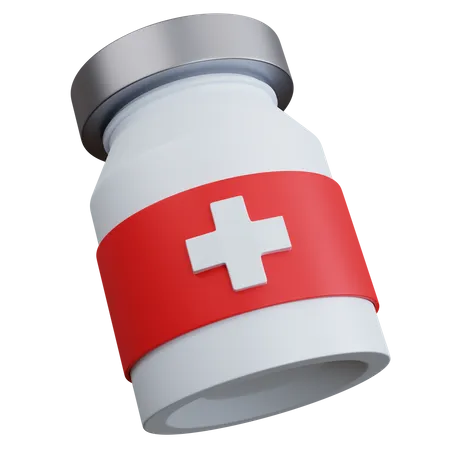 Medizinglas  3D Icon