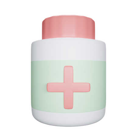 Medizinglas  3D Icon