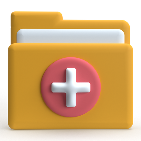 Medizinische Akte  3D Icon