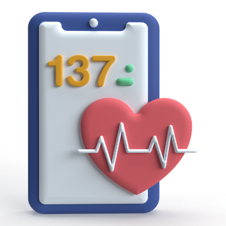 Medizinische App  3D Icon