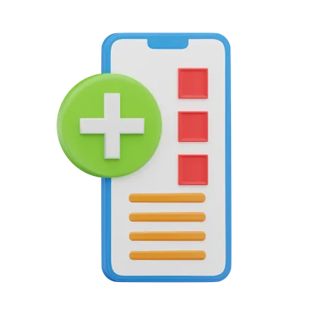 Medizinische App  3D Icon