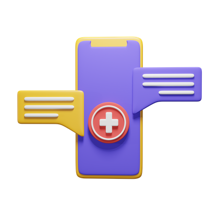 Medizinische App  3D Icon