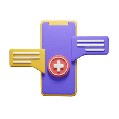 Medizinische App  3D Icon