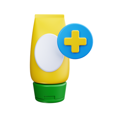 Medizinische lotion  3D Icon