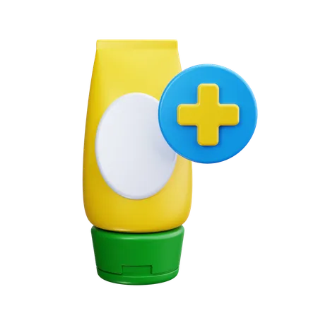 Medizinische lotion  3D Icon