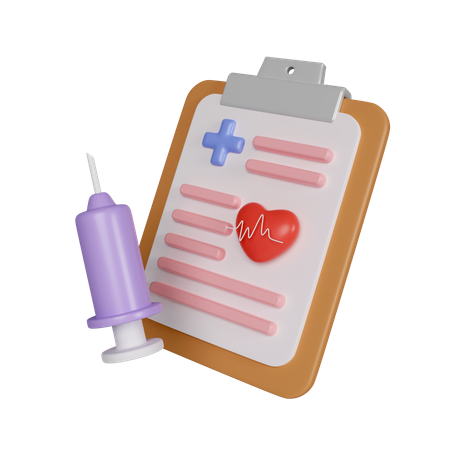 Medizinische Umfrage  3D Icon