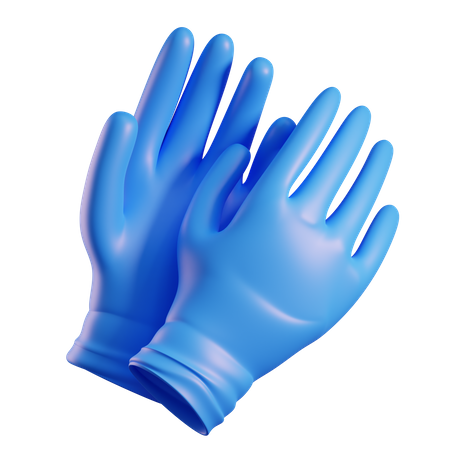 Medizinischer Handschuh  3D Icon