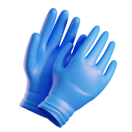 Medizinischer Handschuh  3D Icon