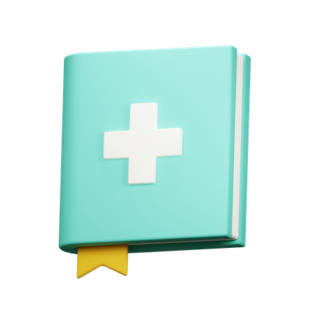 Medizinisches Buch  3D Icon