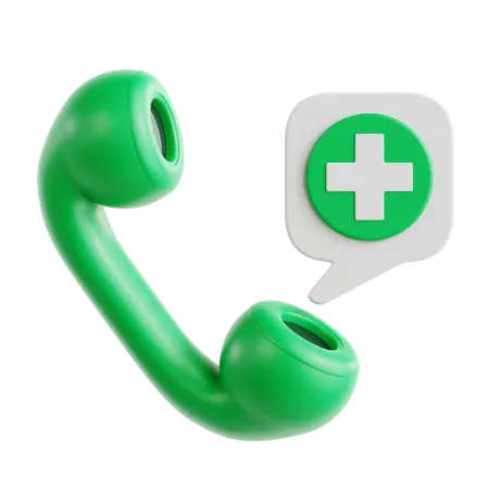 Medizinisches Callcenter  3D Icon