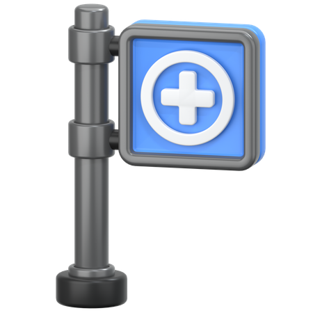 Medizinisches Schild  3D Icon