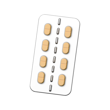 Medizinstreifen  3D Icon