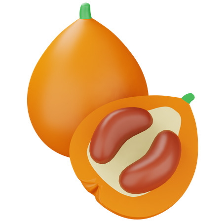 Medlar  3D Icon