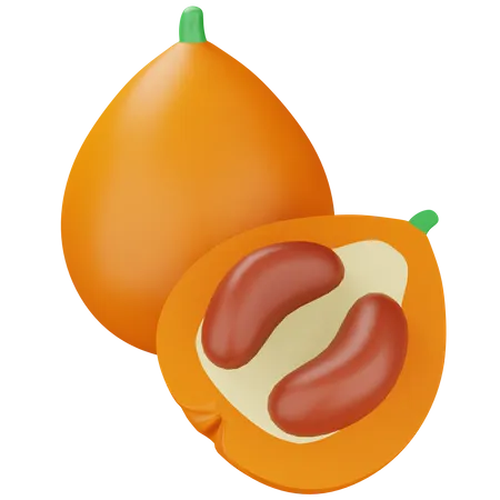 Medlar  3D Icon