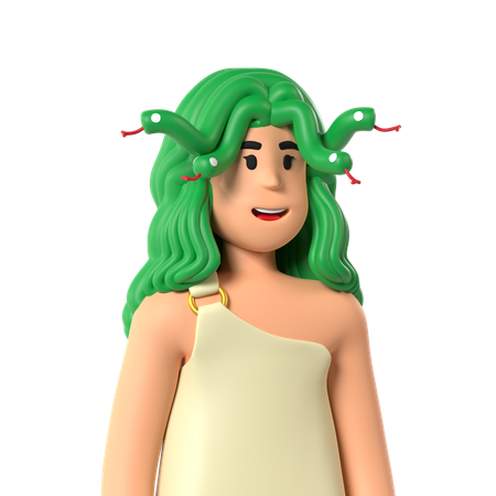 Medusa  3D Icon