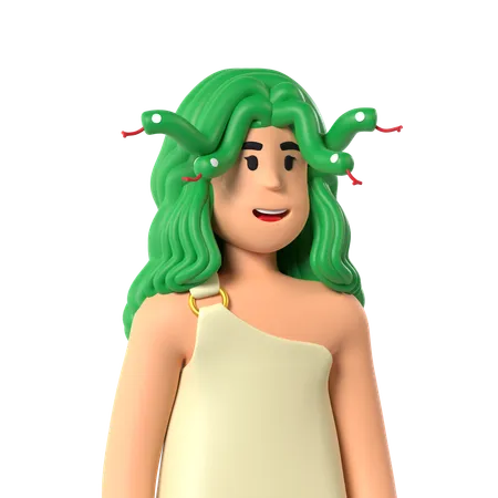 Medusa  3D Icon