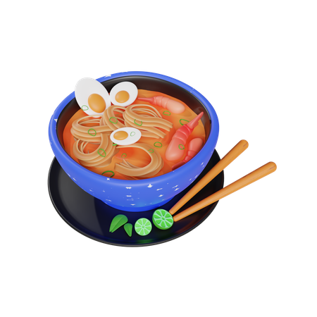 Mee Siam 3D Icon