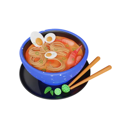 Mee Siam 3D Icon