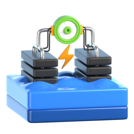 Meeresenergie  3D Icon