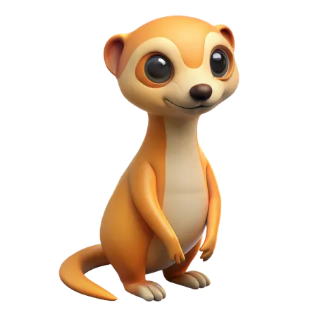 Meerkat  3D Icon