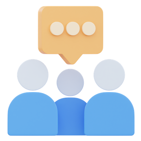 Meeting  3D Icon