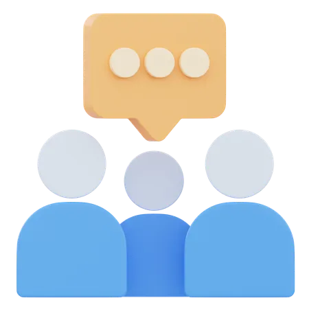 Meeting  3D Icon