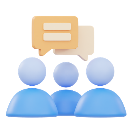 Meeting  3D Icon