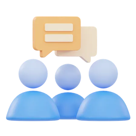 Meeting  3D Icon
