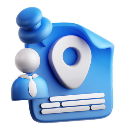 Meeting location  3D Icon