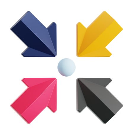 Meeting Point  3D Icon