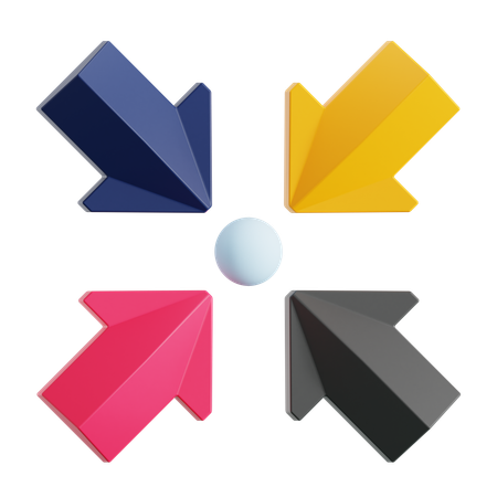 Meeting Point  3D Icon