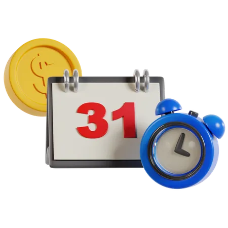 Meeting Project Deadline  3D Icon