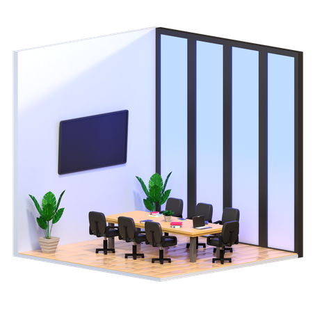 Meeting Room  3D Icon