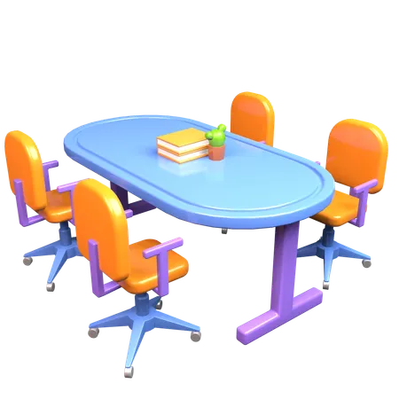 Meeting Room  3D Icon