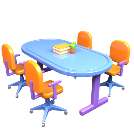 Meeting Room  3D Icon