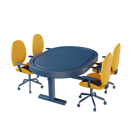 Meeting Room  3D Icon