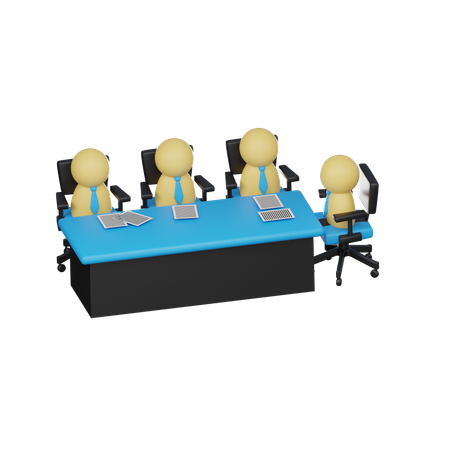 Meeting room  3D Icon