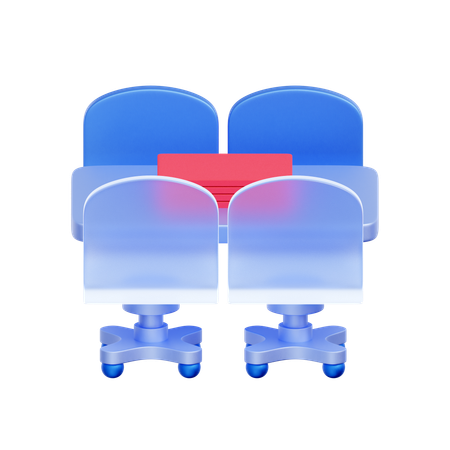 Meeting Room Setup  3D Icon