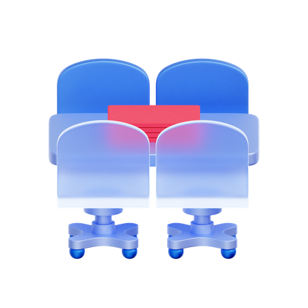 Meeting Room Setup  3D Icon