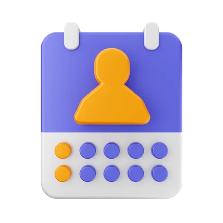 3 D Calendar Date And Time Icon Illustration 3D Icon