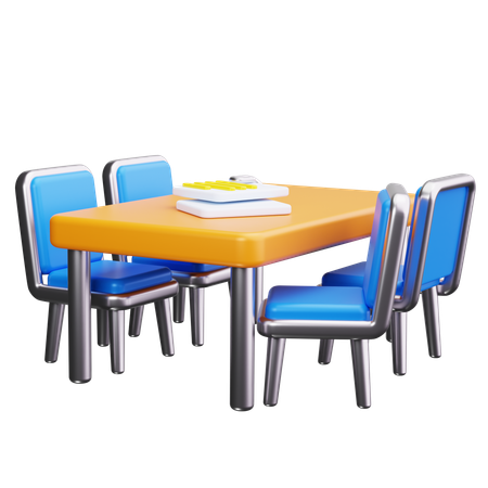 Meeting Table  3D Icon